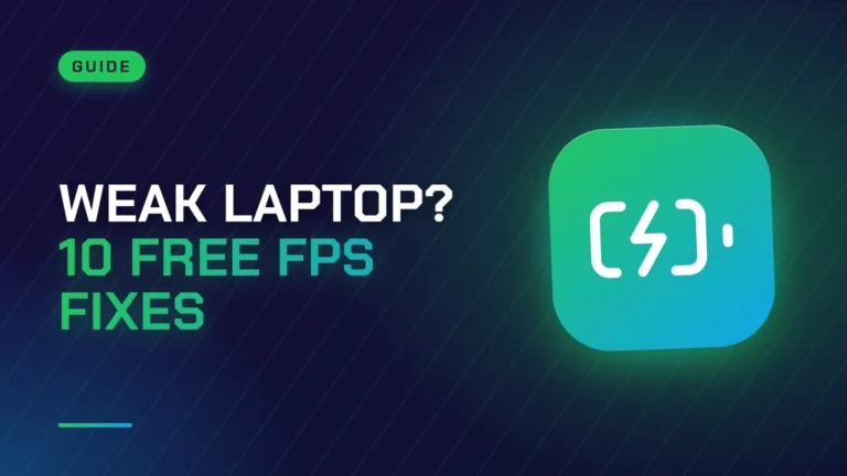 How to make games run faster on a weak laptop: 10 free fixes